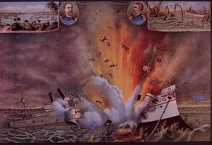 Španělsko-americká válka 1898, USS Maine vyhozena do povětří v havanském přístavu od American School