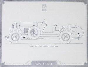 Speedster - Model LeMans, DuPont Motor Cars, 1921 od American School