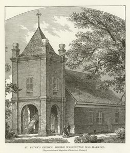 St Peters Church, kde se Washington oženil od American School