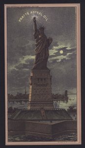 Socha svobody v noci, Pratts Astral Oil od American School