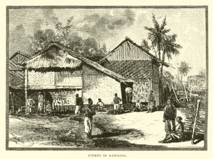 Ulice v Rangúnu od American School
