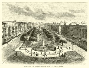 Ulice Mohammeda Aliho, Alexandrie od American School