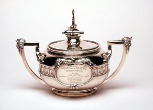 Cukřenka od Tiffany & Co., cca 1863 (stříbro) od American School
