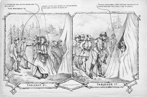 Tableaux 2nd, Tableaux 1st, vydané J. Mayer & Co. Lith., Boston, c. 1865 od American School
