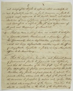 Listina práv, kopie podepsaná ve Federal Hall, 1789 (inkoust na papíře) od American School