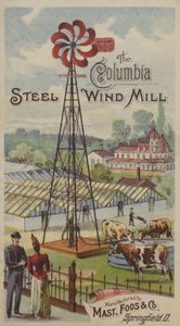 Columbia Steel Wind Mill (chromolitho) od American School