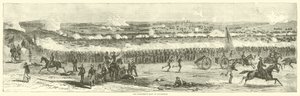 The Confederate Rout ve Winchesteru, září 1864 od American School