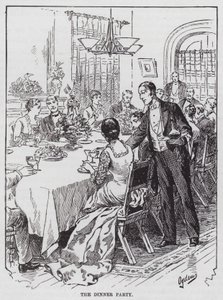 The Dinner Party (rytina) od American School