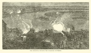Indianola provozující baterie Vicksburg, únor 1863 od American School