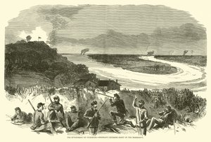 The Investment of Vicksburg, Shermans extrémní pravice na Mississippi, květen 1863 od American School
