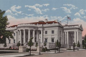 The Memorial Continental Hall, Washington DC (barevná litografie) od American School