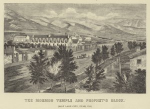 Mormonský chrám a blok proroků od American School