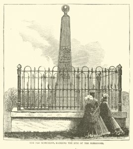 Starý památník, označující místo kapitulace, červenec 1863 od American School