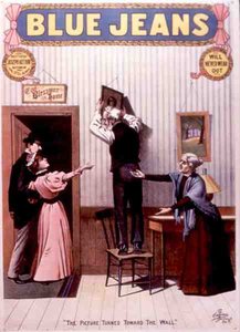 "The Picture Turned Towards The Wall", plakát k filmu "Blue Jeans", autor Joseph Arthur (barevná litografie) od American School