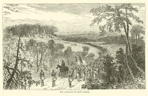 Záloha na Port Gibson, duben 1863 od American School