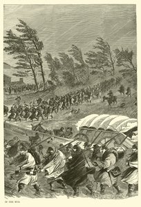 Kampaň v bahně, leden 1863 od American School