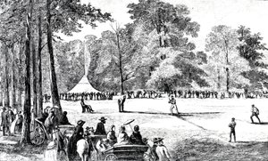 První sjezd baseballových klubů, New York, 1857 od American School