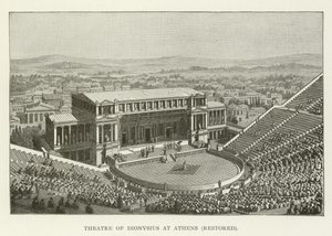 Dionýsiovo divadlo v Athénách, obnoveno od American School