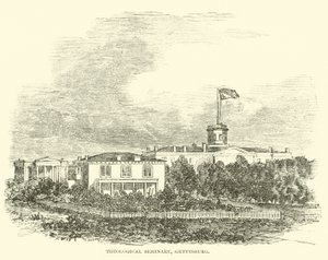 Teologický seminář, Gettysburg, červenec 1863 od American School