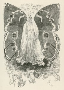 Titanie, postava ze hry Williama Shakespeara Sen noci svatojánské (rytina) od American School