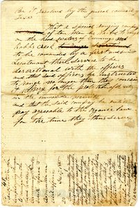 To The People of Texas re: obležení mexické posádky v San Antonio de Bexar, 10. prosince 1835 od American School