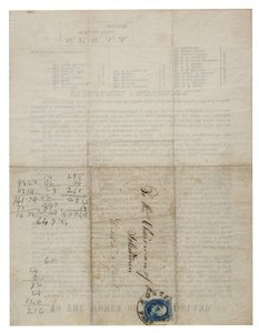 Ženám Nové Anglie (kruhový dopis), c.1862-1865 od American School