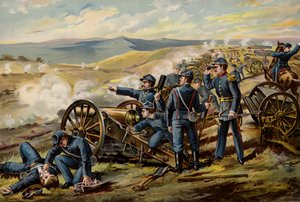 US Army, Field Batteries, Malvern Hill od American School