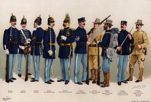Americká armáda, uniformy od American School