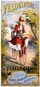 Reklama na tabákový časopis Velocipede od American School