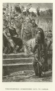 Vercingetorix vzdává Galii Caesarovi od American School