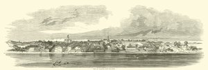 Pohled na Vicksburg od řeky, červen 1862 od American School