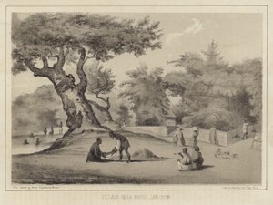 Vesnice poblíž Napha, Lew Chew (ostrovy Ryukyu) od American School