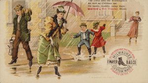 Chůze a skákání v dešti od American School