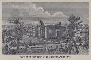 Washburn Observatory, Madison, Wisconsin, USA (litho) od American School