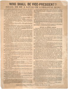 Kdo bude viceprezidentem? George Pendleton vs. Andrew Johnson (volby 1864), 1864 od American School
