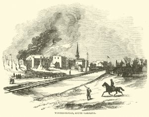 Winnsborough, Jižní Karolína, únor 1865 od American School