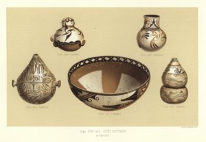 Zuni Pottery od American School