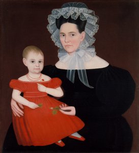 Paní Mayerová a dcera, 1835-40.