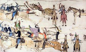 Bitva u Little Bighorn, Montana, USA, 25.–26. června 1876 1900