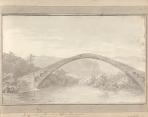 Pohledy v Anglii, Skotsku a Walesu: Pont Y Pridd, v údolí Taff nebo Glamorgan od Amos Green