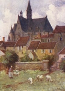 Montresor (barevná litografie) od Amy B. Atkinson