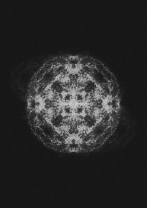 Zářící abstraktní koule