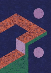 Moderní geometrická iluze od Amy Louise Baker