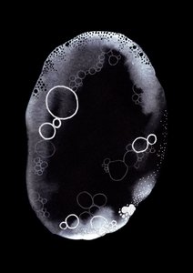 Monochromatická esence Bubble od Amy Louise Baker