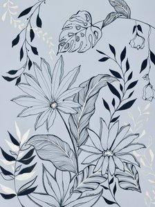 Klidná tropická zeleň