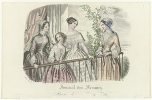 Ženský žurnál, ca. 1850, č. 1614 od Anaïs Colin Toudouze