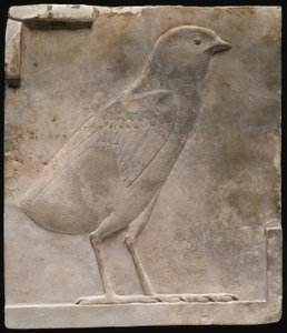 Plaketa s vyobrazením křepelčího kuřete od Ancient Egyptian