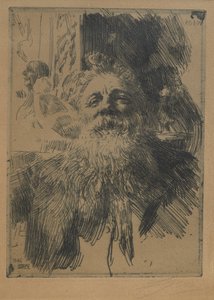 Auguste Rodin od Anders Leonard Zorn