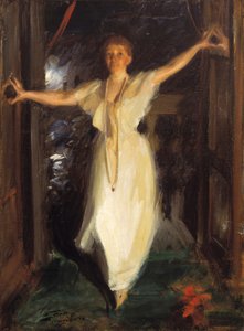 Isabella Stewart Gardner v Benátkách, 1894 od Anders Leonard Zorn