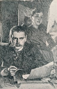 Manželé Zornovi, 1890. 1898 od Anders Leonard Zorn